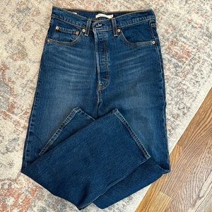 Levi’s ribcage straight jeans